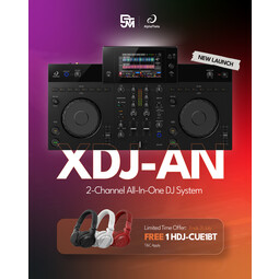 XDJ-AN 2-Channel All-In-One DJ System + Free HDJ-CUE1BT (Ends 31 Jul)