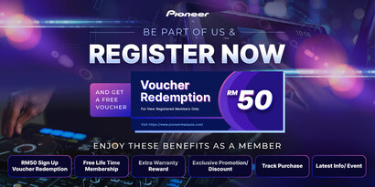 FREE RM50 vouchers up for grabs if you are a Pioneer registered memeber!