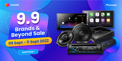 Grab the Pioneer DJ & Car entertainment you’ve been waiting for at the Pioneer x Lazada 9.9 Brands & Beyond Sale.