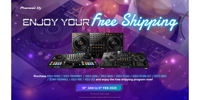 Take advantage on Pioneer DJ's limited-time offer of free delivery