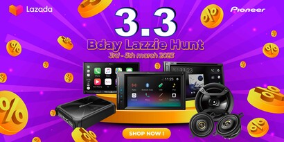 Enjoy our 3.3 Lazada Bday campaign sale