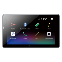 Pioneer DMH-AF555BT 9" Large Screen Display Easy-To-Use High-Quality Capacitive Touch Screen