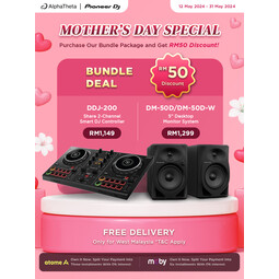 Mothers Day Bundle: DDJ 200+DM-50D/DM-50D-W