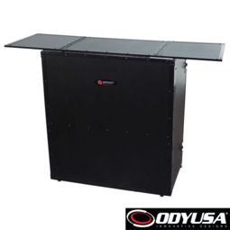 ODYSSEY 54 Wide X 37 Tall Black DJ Fold-out Table Stand