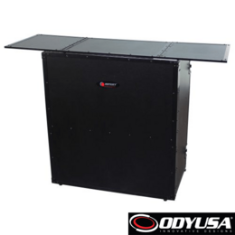 ODYSSEY 54 Wide X 37 Tall Black DJ Fold-out Table Stand