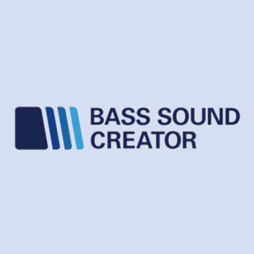 Bass sound creator logo graphic